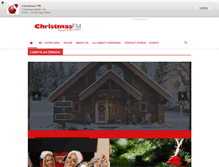 Tablet Screenshot of christmasfm.com